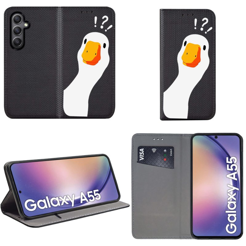 etui-do-samsung-galaxy-a55-5g-zamykane-malowane-wzor-ze-szklem