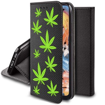 Etui do Samsung Galaxy A55 5G zamykane malowane wzór fajny ze szkłem