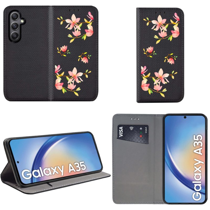 etui-do-samsung-galaxy-a35-5g-zamykane-malowane-wzor-ze-szklem