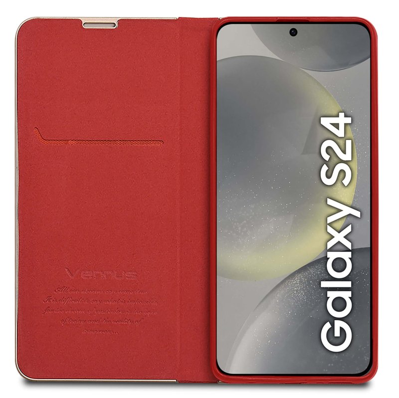 pokrowiec-do-samsung-galaxy-s24-eleganckie-zamykane-czerwone-ze-szklem