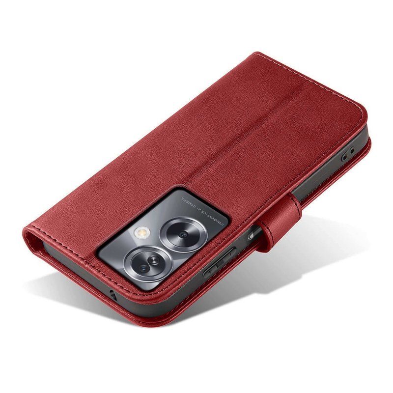 etui-do-oppo-a79-5g-skorzane-z-klapka-bordowe-ze-szklem