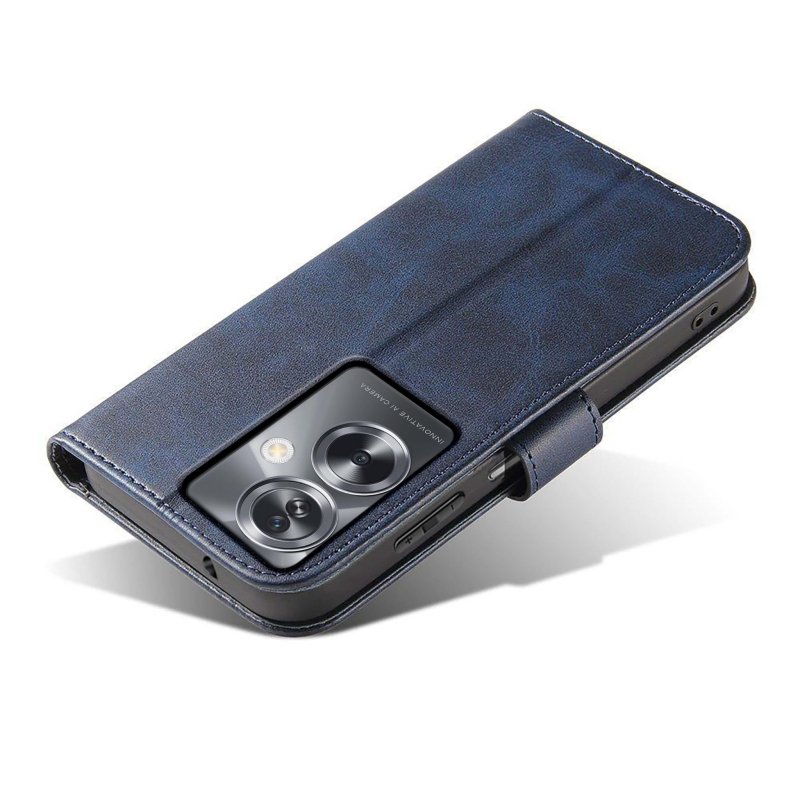 etui-do-oppo-a79-5g-skorzane-z-klapka-granatowe-ze-szklem
