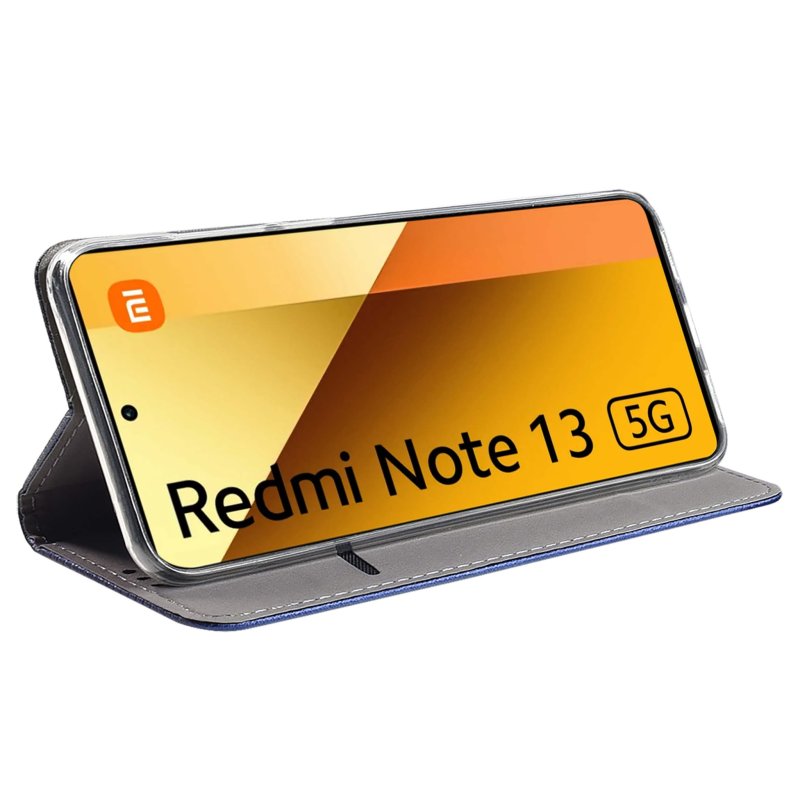 etui-do-xiaomi-redmi-note-13-5g-granatowe-zamykane-ze-szklem