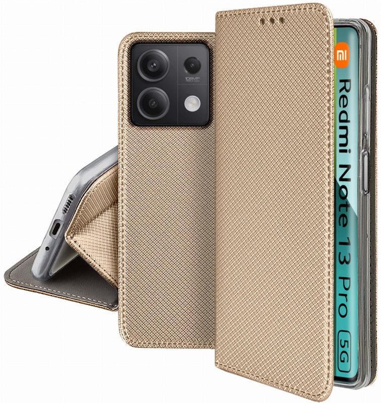 etui-do-xaiomi-redmi-note-13-pro-5g-zlote-zamykane-ze-szklem