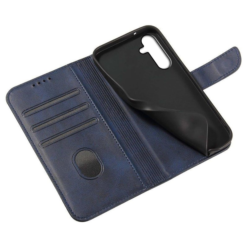 etui-do-samsung-galaxy-s23-fe-skorzane-z-klapka-granatowe-ze-szklem