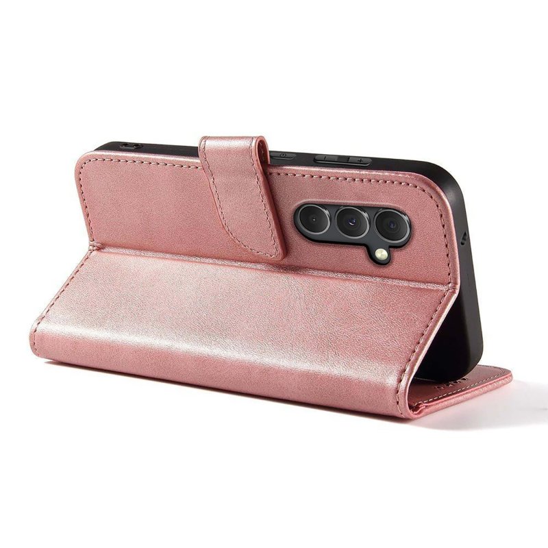 etui-do-samsung-galaxy-s23-fe-skorzane-z-klapka-rozowe-ze-szklem