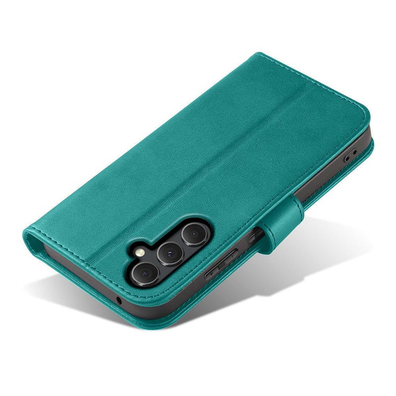 etui-do-samsung-galaxy-s23-fe-skorzane-z-klapka-turkusowe-ze-szklem