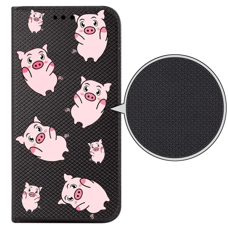 etui-do-xiaomi-redmi-note-13-pro-4g-zamykane-malowane-wzor-ze-szklem