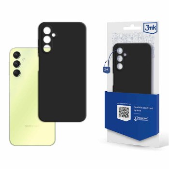 Etui 3MK do Samsung Galaxy A25 5G czarne ze szkłem