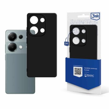 Etui 3MK do Xiaomi Redmi Note 13 Pro 4G czarne ze szkłem