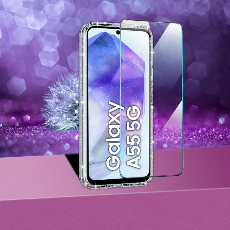 etui-do-samsung-galaxy-a55-5g-bezbarwne-z-brokatem-ze-szklem