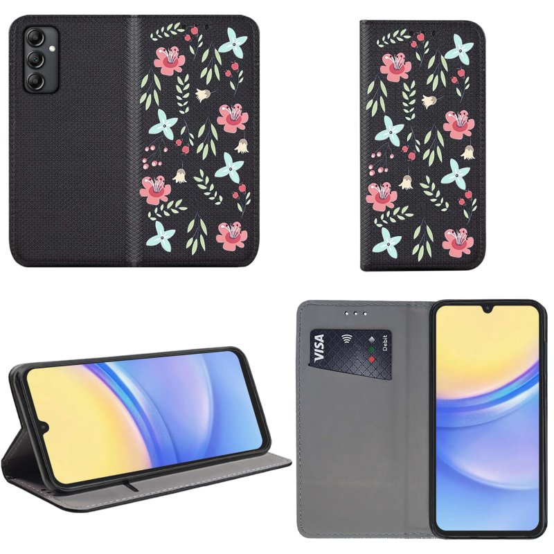 etui-do-samsung-galaxy-m15-5g-zamykane-malowane-wzor-ze-szklem