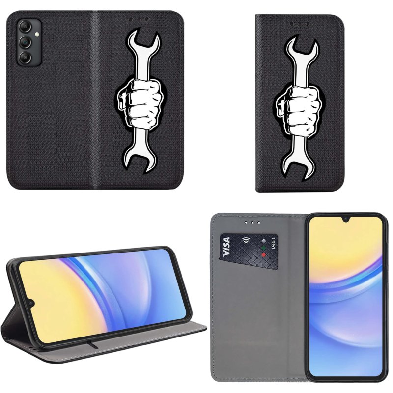 etui-do-samsung-galaxy-m15-5g-zamykane-malowane-wzor-ze-szklem