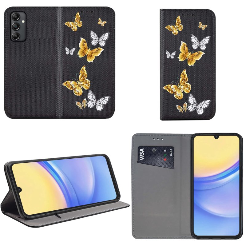etui-do-samsung-galaxy-m15-5g-zamykane-malowane-wzor-ze-szklem