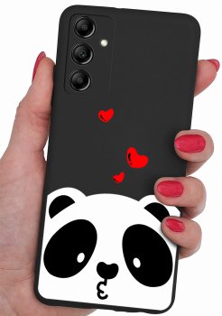 Etui do Samsung Galaxy M15 5G malowane wzór panda ze szkłem