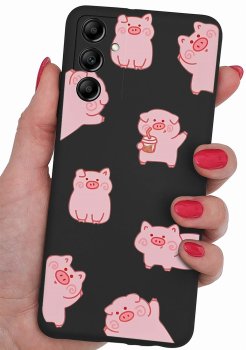 Etui do Samsung Galaxy M15 5G malowane wzór zwierzęta ze szkłem