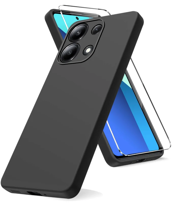case-do-xiaomi-redmi-note-13-czarne-matowe-ze-szklem