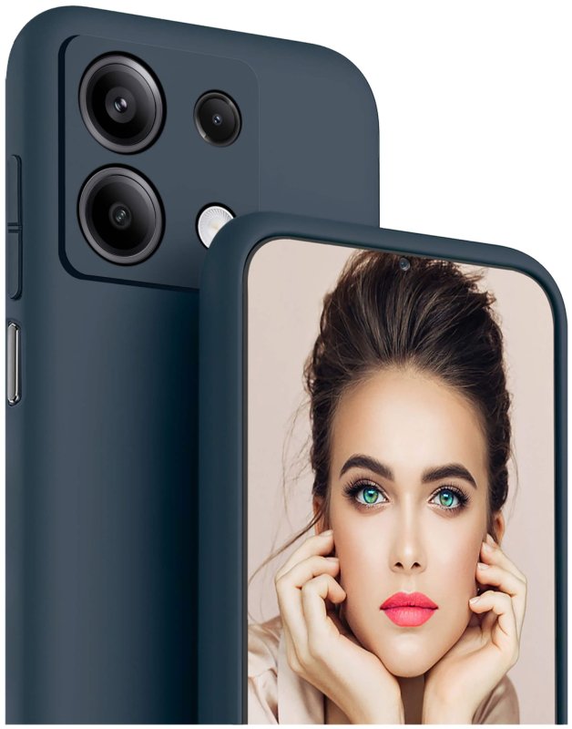 etui-do-xiaomi-redmi-note-13-5g-granatowe-silikonowe-ze-szklem