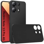 Etui do Xiaomi Redmi Note 13 Pro 4G czarne matowe ze szkłem