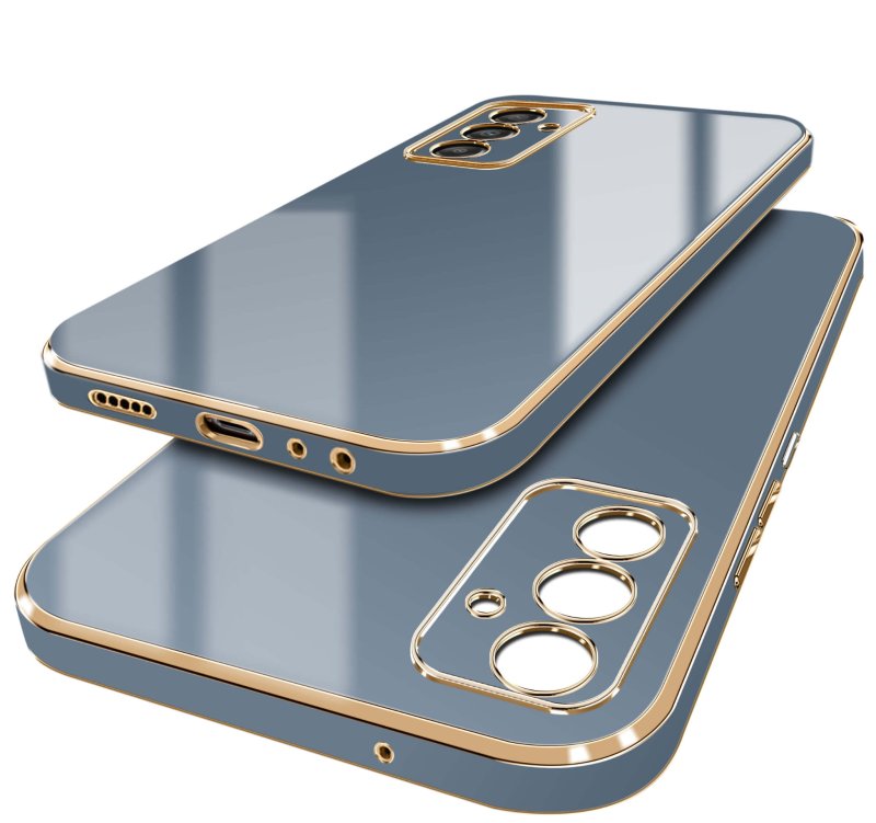 etui-do-samsung-galaxy-m15-5g-ze-zlota-ramka-szaroniebieskie-ze-szklem