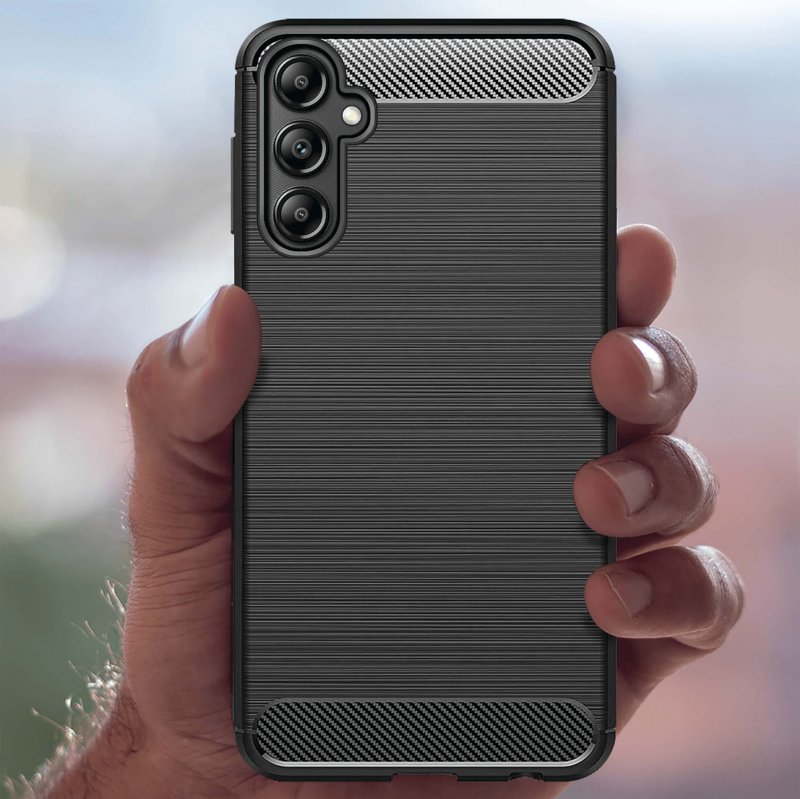 case-do-samsung-galaxy-m15-5g-czarne-carbon-ze-szklem