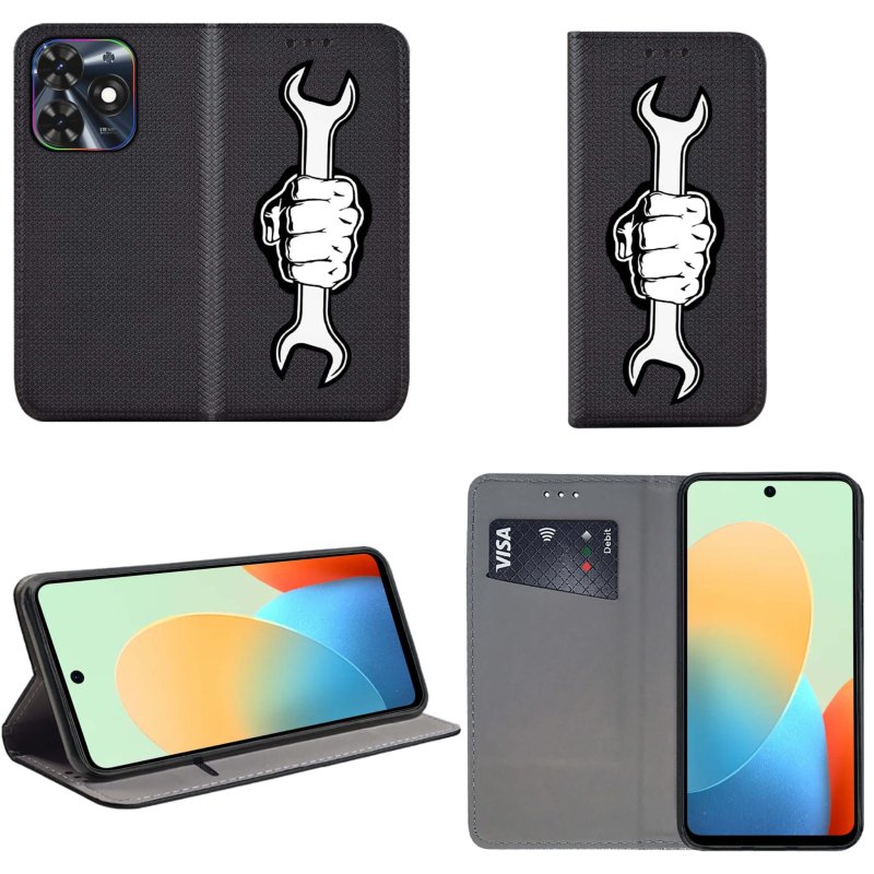 etui-do-tecno-spark-go-2024-spark-20-zamykane-malowane-wzor-ze-szklem