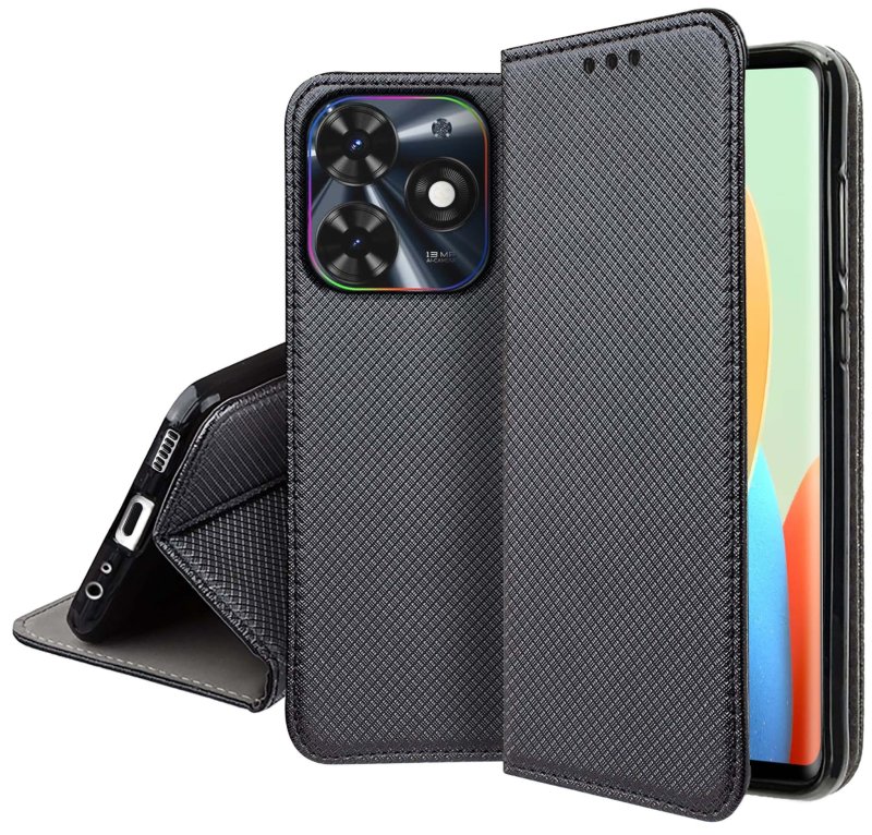 etui-do-tecno-spark-go-2024-spark-20-czarne-zamykane-ze-szklem