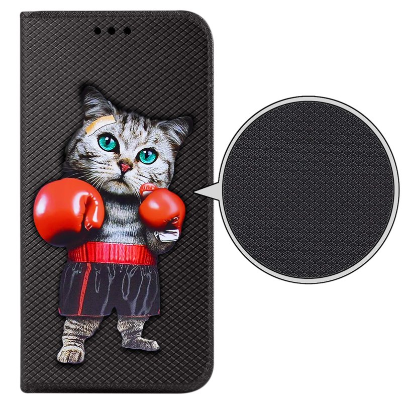 pokrowiec-do-xiaomi-redmi-note-13-4g-zamykane-malowane-wzor-ze-szklem