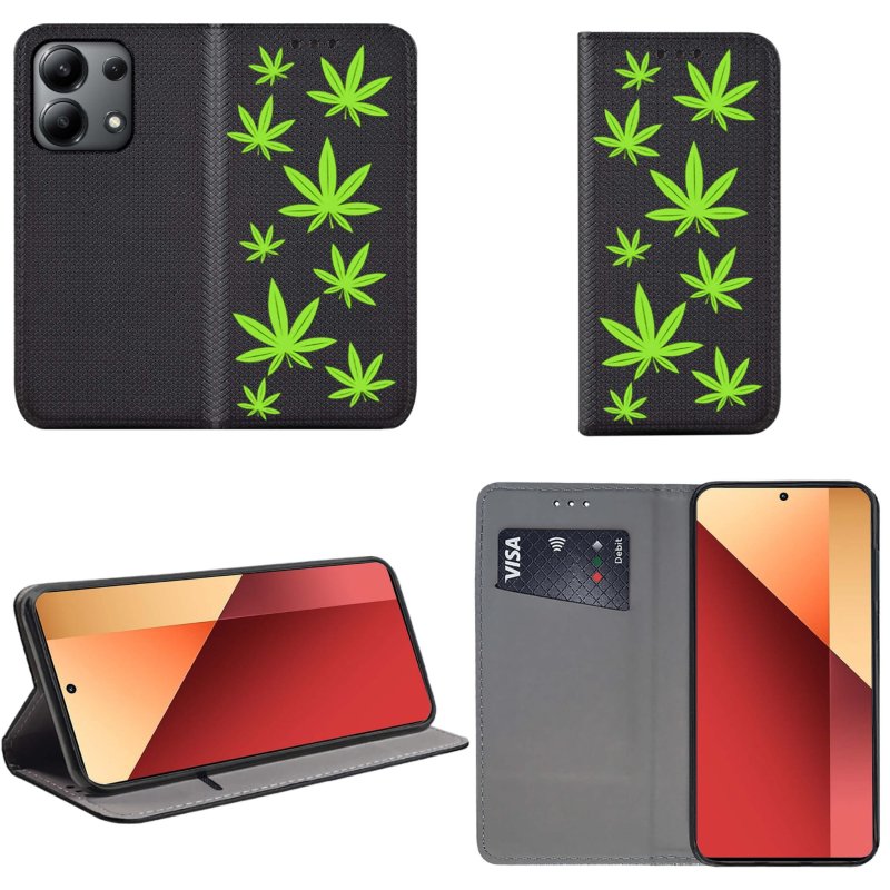 case-do-xiaomi-redmi-note-13-4g-zamykane-malowane-wzor-ze-szklem