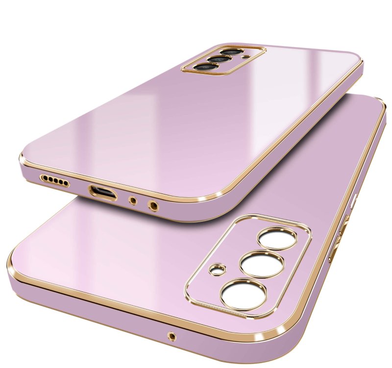 etui-do-samsung-galaxy-a05s-ze-zlota-ramka-fioletowe-ze-szklem