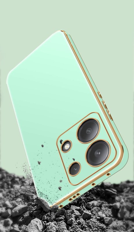 case-do-xiaomi-redmi-note-13-pro-4g-ze-zlota-ramka-mietowe-ze-szklem