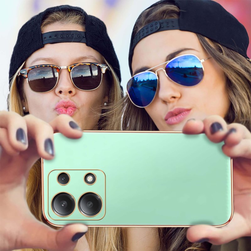 etui-do-xiaomi-redmi-note-13-pro-4g-ze-zlota-ramka-mietowe-ze-szklem