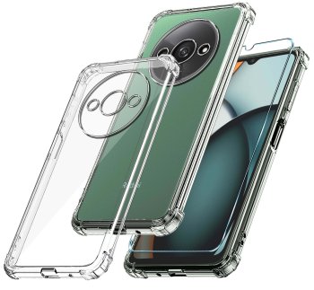 Etui do Xiaomi Redmi A3 4G przeźroczyste ze szkłem