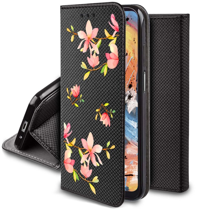 etui-do-xiaomi-redmi-a3-zamykane-malowane-wzor-ze-szklem