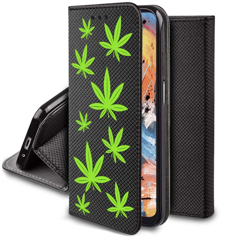 etui-do-xiaomi-redmi-a3-zamykane-malowane-wzor-liscie-ze-szklem