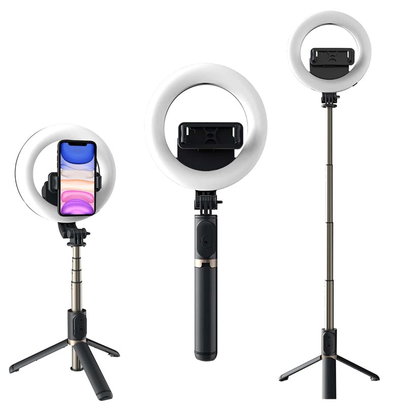 kijek-selfie-stick-na-telefon-z-lampa-ring-pilotem-bluetooth