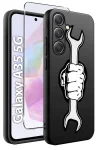 Etui do Samsung Galaxy A35 5G malowane wzór męski ze szkłem