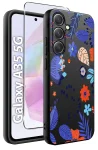 Etui do Samsung Galaxy A35 5G malowane wzór kolorowy ze szkłem