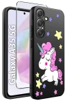 Etui do Samsung Galaxy A35 5G malowane wzór dla dziewczynki ze szkłem