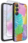Etui do Samsung Galaxy A35 5G malowane wzór kolorowy ze szkłem