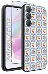 Etui do Samsung Galaxy A35 5G malowane wzór fajny ze szkłem