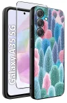 Etui do Samsung Galaxy A35 5G malowane wzór kolorowy ze szkłem