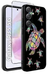 Etui do Samsung Galaxy A35 5G malowane wzór zwierzęta ze szkłem