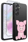 Etui do Samsung Galaxy A35 5G malowane wzór zwierzęta ze szkłem