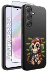 Etui do Samsung Galaxy A35 5G malowane wzór dla dzieci ze szkłem