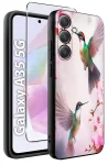 Etui do Samsung Galaxy A35 5G malowane wzór damski ze szkłem