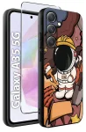 Etui do Samsung Galaxy A35 5G malowane wzór dla chłopca ze szkłem