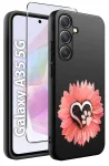 Etui do Samsung Galaxy A35 5G malowane wzór damski ze szkłem