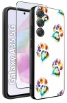 Etui do Samsung Galaxy A35 5G malowane wzór zwierzęta ze szkłem