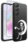 Etui do Samsung Galaxy A35 5G malowane wzór fajny ze szkłem